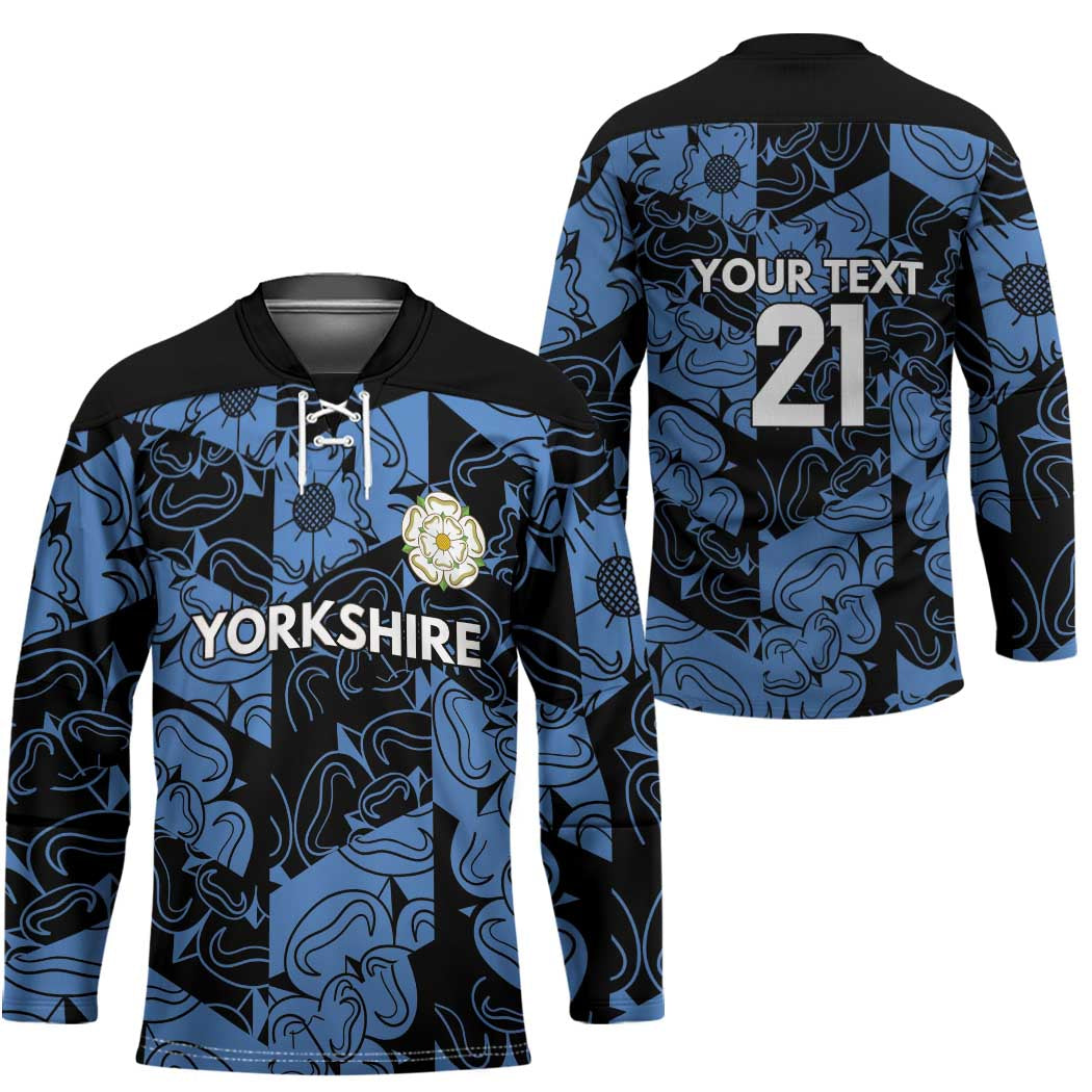 Custom Yorkshire Vikings Heritage Pride Hockey Jersey White Rose of Yorkshire - Wonder Print Shop