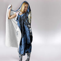 Custom Yorkshire Vikings Heritage Pride Hooded Blanket White Rose of Yorkshire - Wonder Print Shop