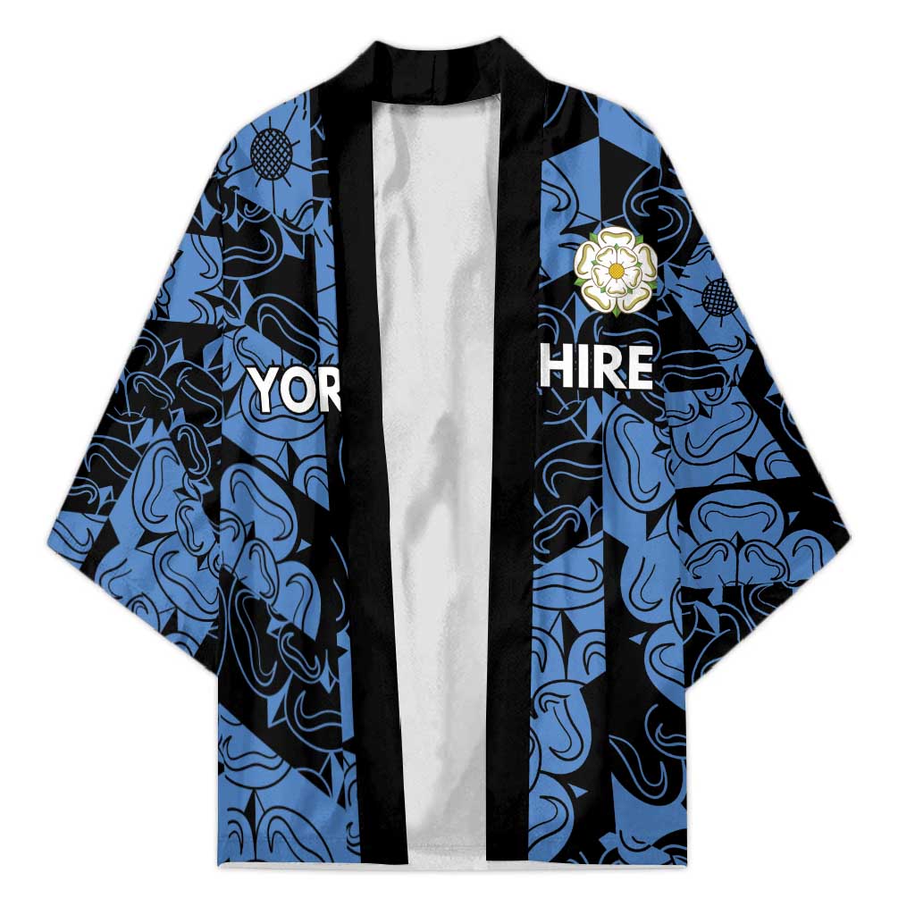 Custom Yorkshire Vikings Heritage Pride Kimono White Rose of Yorkshire - Wonder Print Shop