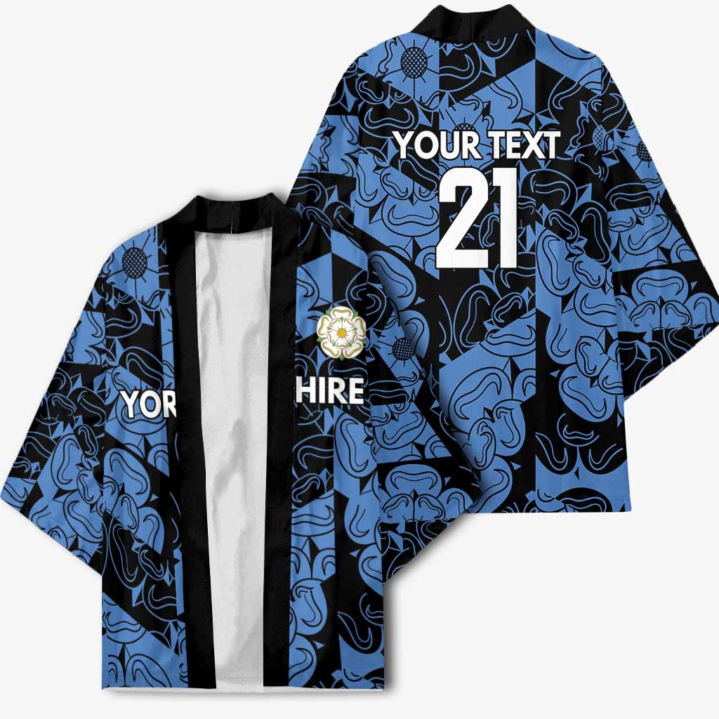 Custom Yorkshire Vikings Heritage Pride Kimono White Rose of Yorkshire - Wonder Print Shop