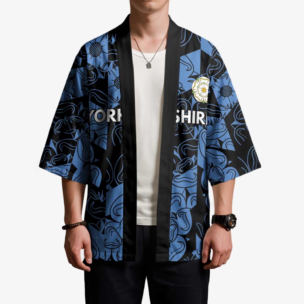 Custom Yorkshire Vikings Heritage Pride Kimono White Rose of Yorkshire - Wonder Print Shop