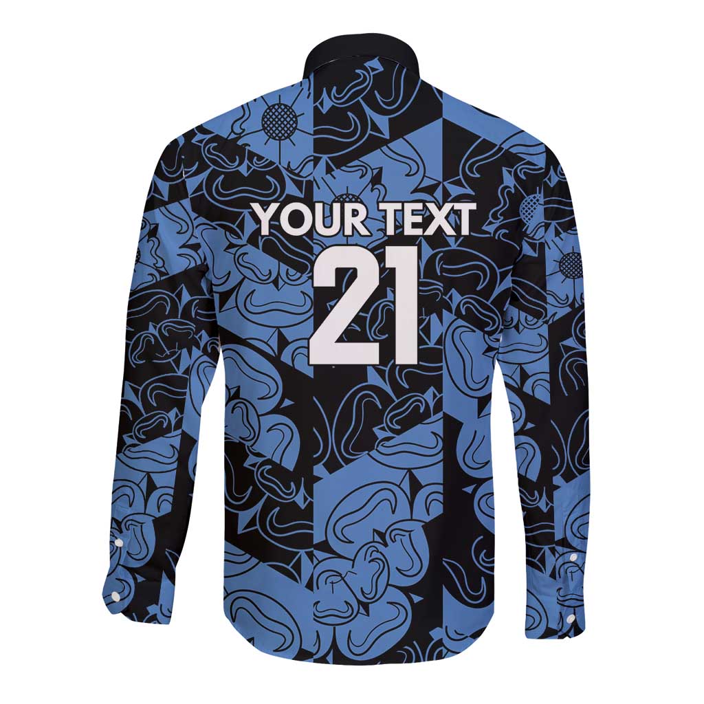 Custom Yorkshire Vikings Heritage Pride Long Sleeve Button Shirt White Rose of Yorkshire - Wonder Print Shop
