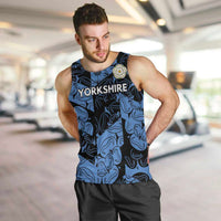 Custom Yorkshire Vikings Heritage Pride Men Tank Top White Rose of Yorkshire - Wonder Print Shop