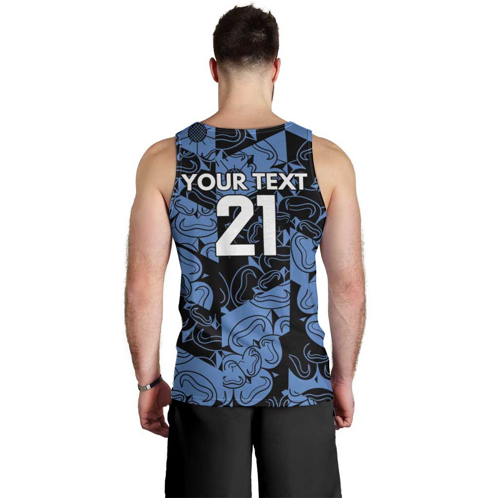 Custom Yorkshire Vikings Heritage Pride Men Tank Top White Rose of Yorkshire - Wonder Print Shop