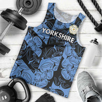 Custom Yorkshire Vikings Heritage Pride Men Tank Top White Rose of Yorkshire - Wonder Print Shop