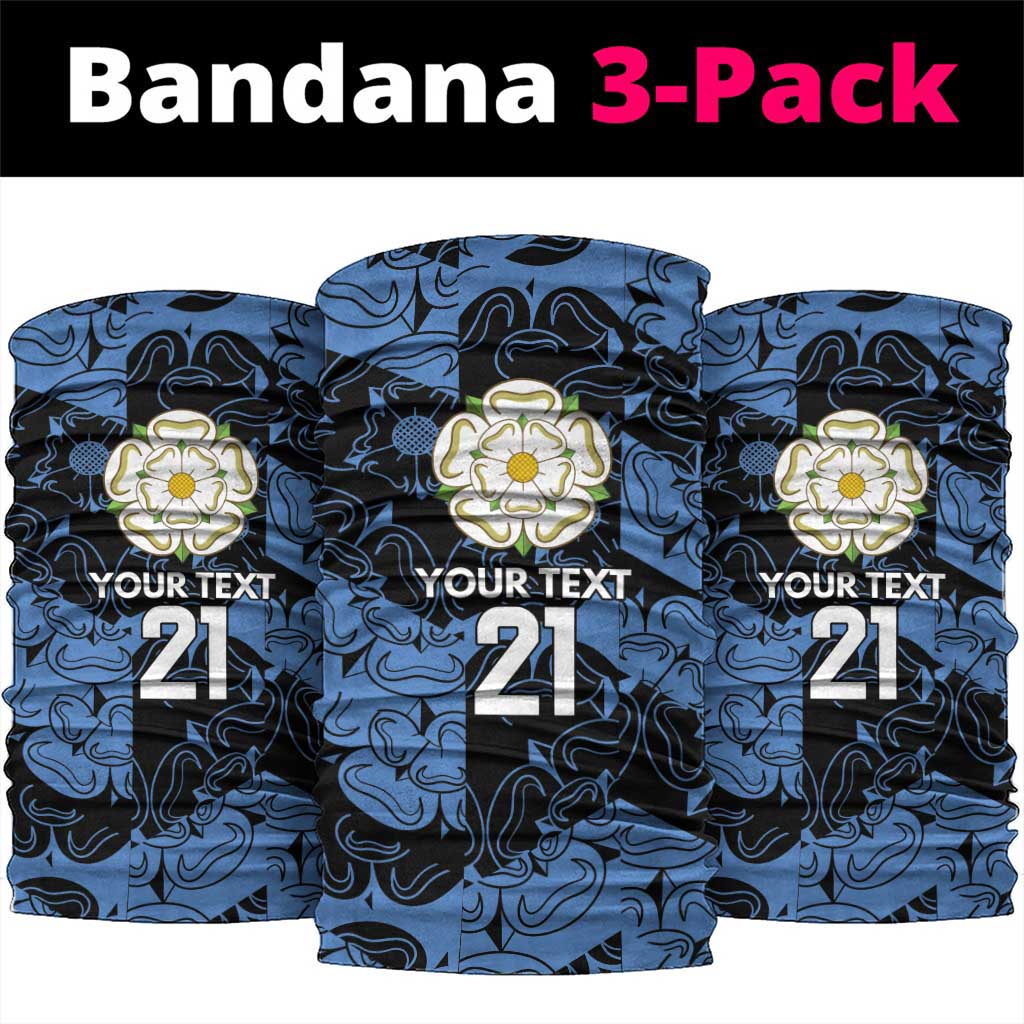 Custom Yorkshire Vikings Heritage Pride Neck Gaiter White Rose of Yorkshire - Wonder Print Shop