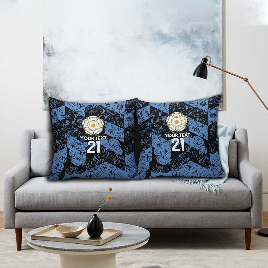 Custom Yorkshire Vikings Heritage Pride Pillow Cover White Rose of Yorkshire - Wonder Print Shop