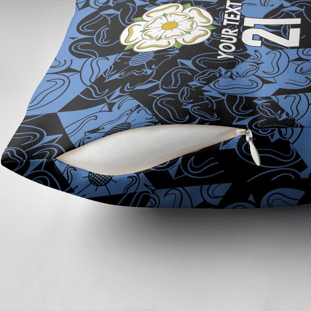 Custom Yorkshire Vikings Heritage Pride Pillow Cover White Rose of Yorkshire - Wonder Print Shop