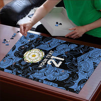 Custom Yorkshire Vikings Heritage Pride Puzzle White Rose of Yorkshire - Wonder Print Shop