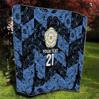 Custom Yorkshire Vikings Heritage Pride Quilt White Rose of Yorkshire - Wonder Print Shop