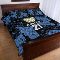Custom Yorkshire Vikings Heritage Pride Quilt Bed Set White Rose of Yorkshire - Wonder Print Shop