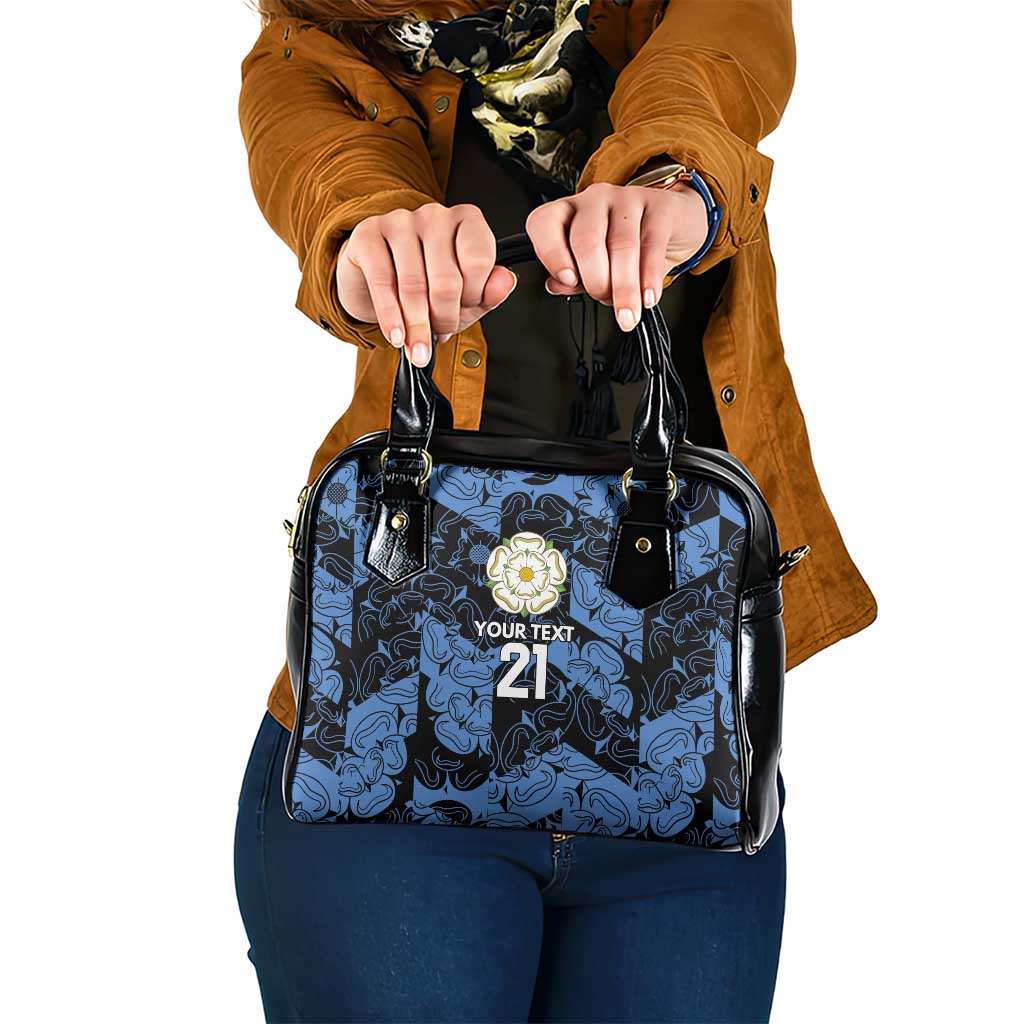 Custom Yorkshire Vikings Heritage Pride Shoulder Handbag White Rose of Yorkshire - Wonder Print Shop