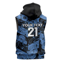 Custom Yorkshire Vikings Heritage Pride Sleeveless Hoodie White Rose of Yorkshire - Wonder Print Shop