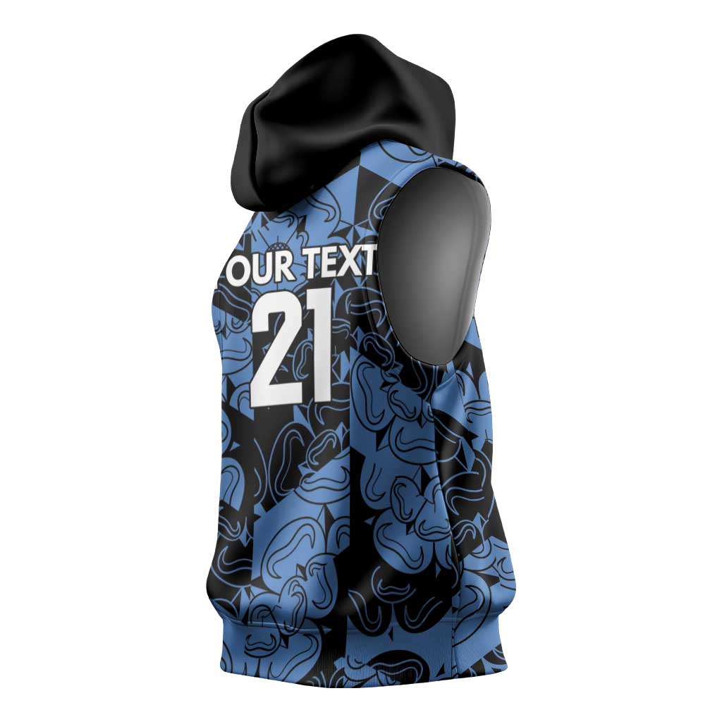 Custom Yorkshire Vikings Heritage Pride Sleeveless Hoodie White Rose of Yorkshire - Wonder Print Shop