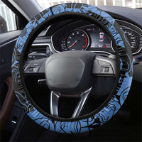 Yorkshire Vikings Heritage Pride Steering Wheel Cover White Rose of Yorkshire - Wonder Print Shop