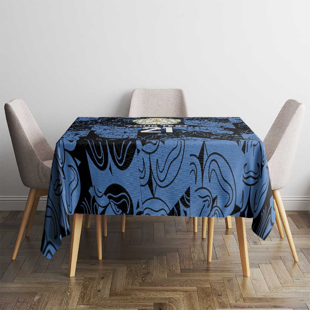 Custom Yorkshire Vikings Heritage Pride Tablecloth White Rose of Yorkshire - Wonder Print Shop