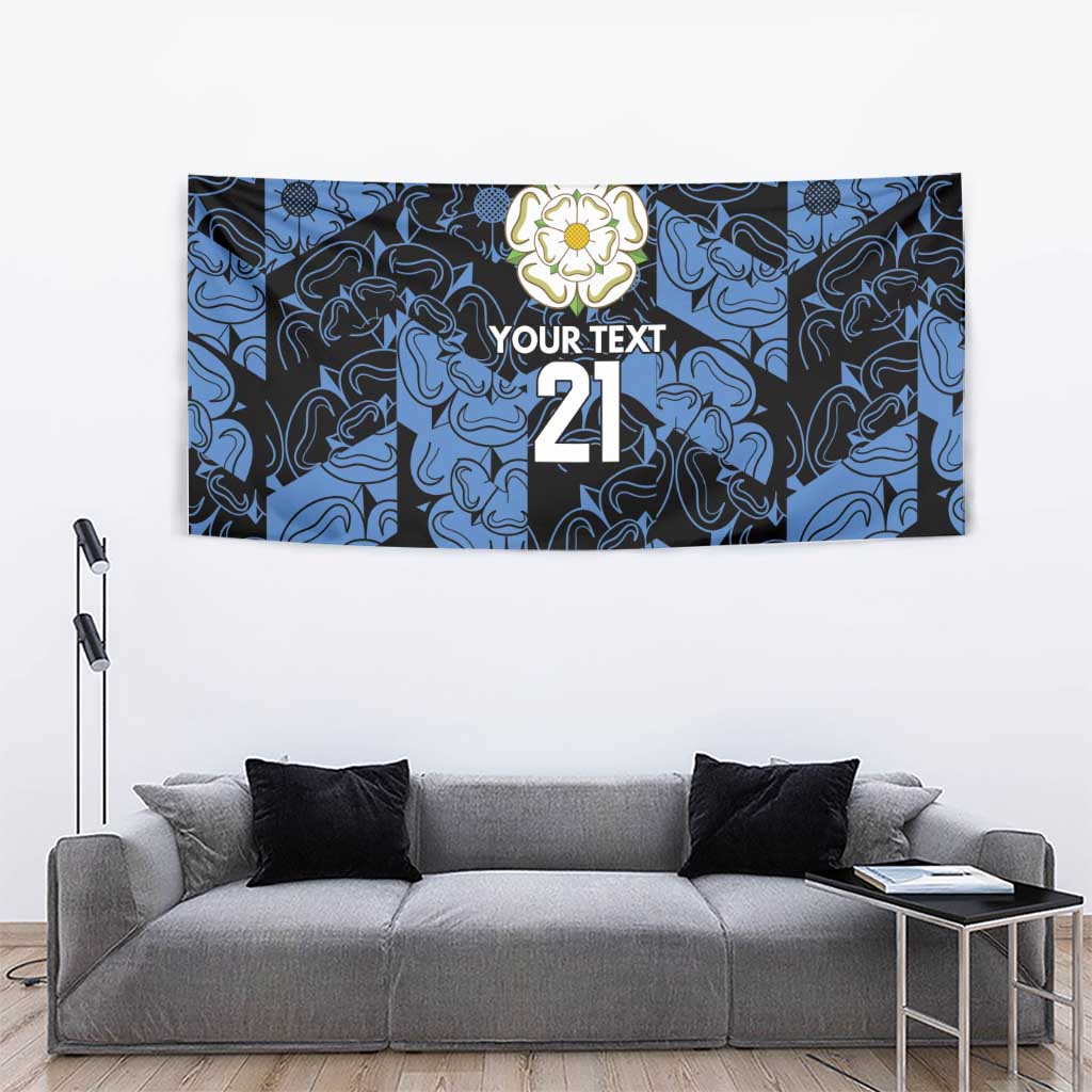 Custom Yorkshire Vikings Heritage Pride Tapestry White Rose of Yorkshire - Wonder Print Shop