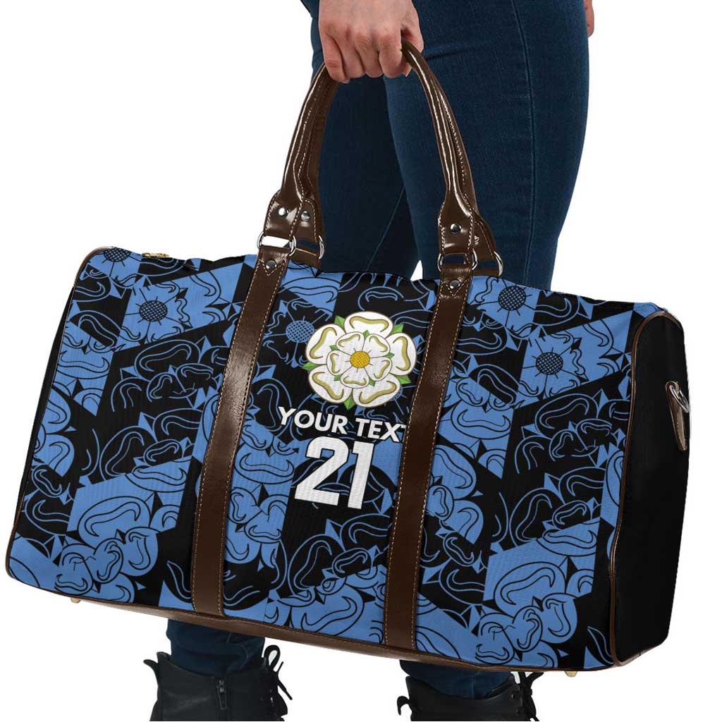Custom Yorkshire Vikings Heritage Pride Travel Bag White Rose of Yorkshire - Wonder Print Shop