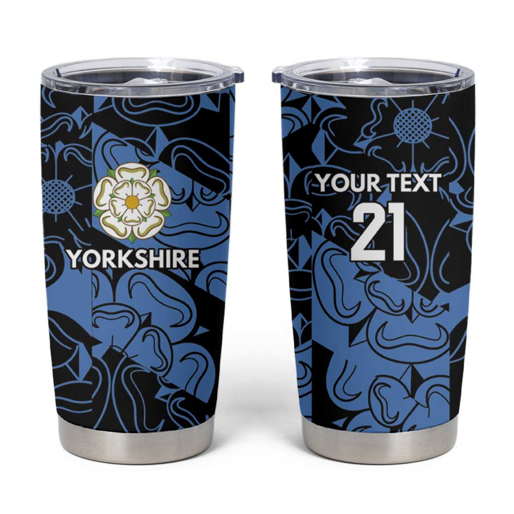 Custom Yorkshire Vikings Heritage Pride Tumbler Cup White Rose of Yorkshire - Wonder Print Shop