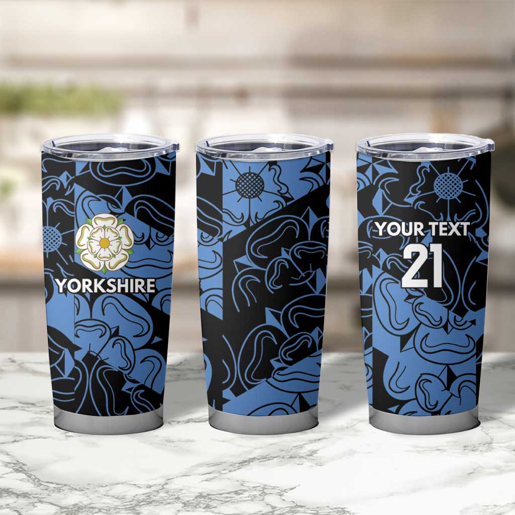 Custom Yorkshire Vikings Heritage Pride Tumbler Cup White Rose of Yorkshire - Wonder Print Shop