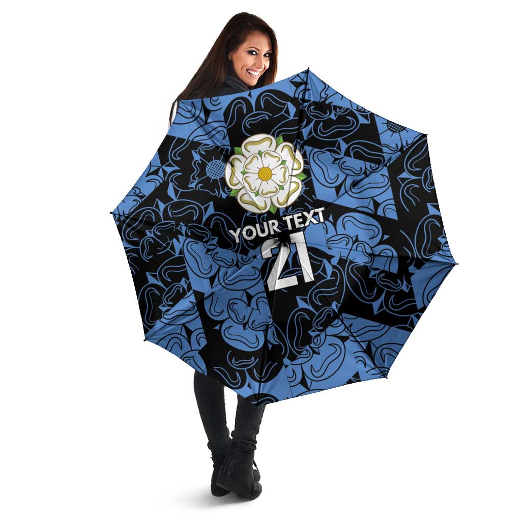 Custom Yorkshire Vikings Heritage Pride Umbrella White Rose of Yorkshire - Wonder Print Shop