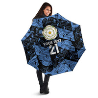 Custom Yorkshire Vikings Heritage Pride Umbrella White Rose of Yorkshire - Wonder Print Shop