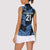 Custom Yorkshire Vikings Heritage Pride Women Sleeveless Polo Shirt White Rose of Yorkshire - Wonder Print Shop