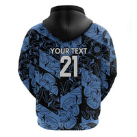 Custom Yorkshire Vikings Heritage Pride Zip Hoodie White Rose of Yorkshire - Wonder Print Shop