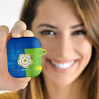 Yorkshire Heritage Personalized AirPods Case East Yorkshire White Rose - Wonder Print Shop