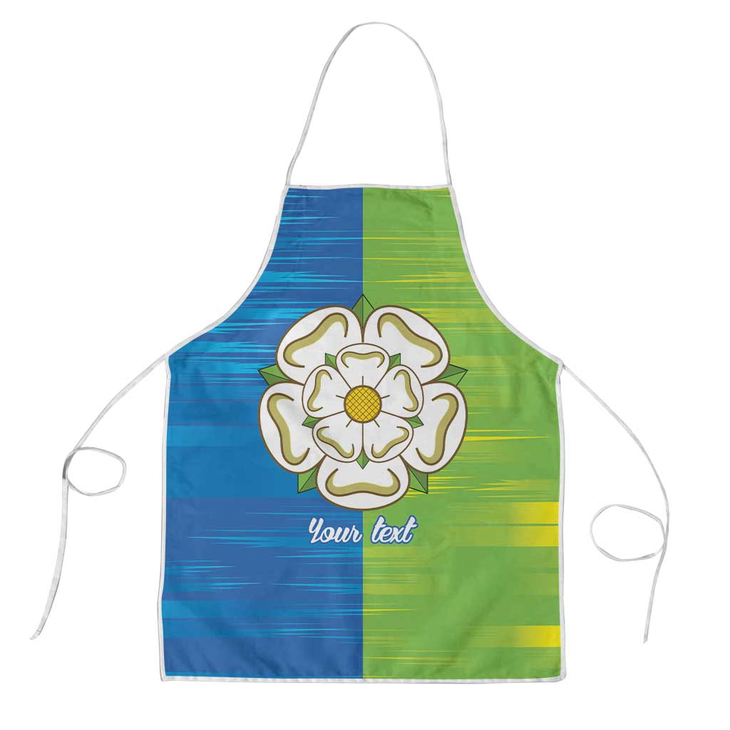 Yorkshire Heritage Personalized Apron East Yorkshire White Rose - Wonder Print Shop