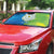 Yorkshire Heritage Personalized Auto Sun Shade East Yorkshire White Rose - Wonder Print Shop