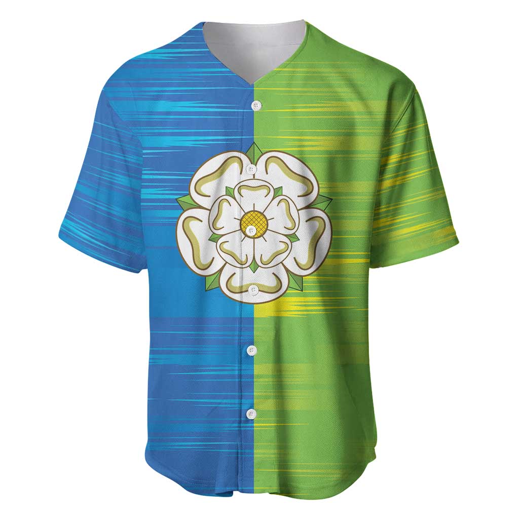 Yorkshire Heritage Personalized Baseball Jersey East Yorkshire White Rose - Wonder Print Shop