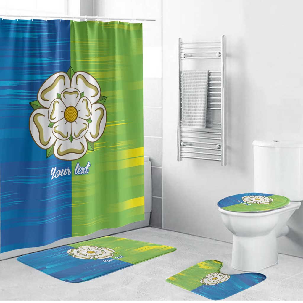 Yorkshire Heritage Personalized Bathroom Set East Yorkshire White Rose - Wonder Print Shop