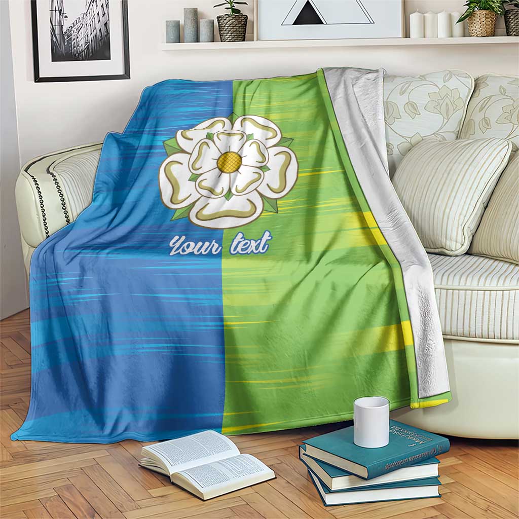 Yorkshire Heritage Personalized Blanket East Yorkshire White Rose - Wonder Print Shop