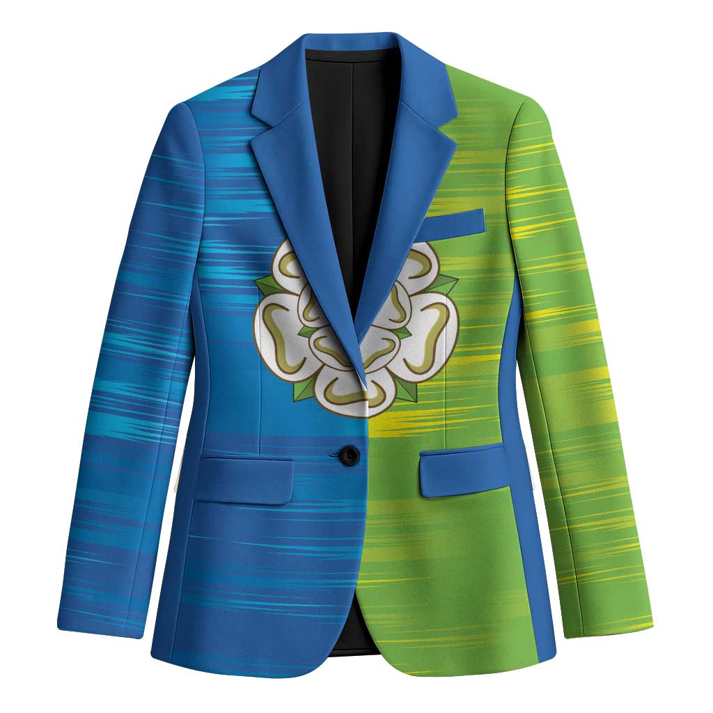 Yorkshire Heritage Personalized Blazer East Yorkshire White Rose - Wonder Print Shop