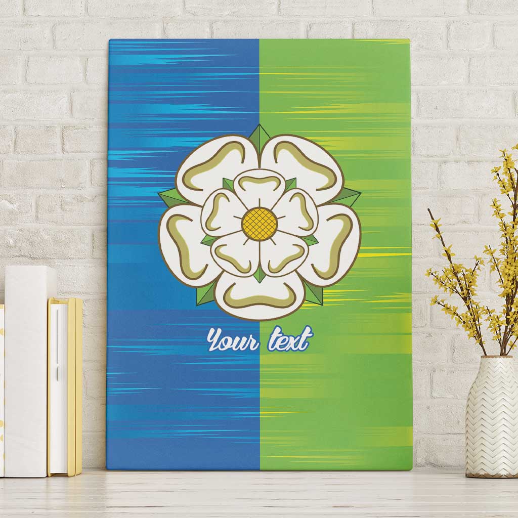 Yorkshire Heritage Personalized Canvas Wall Art East Yorkshire White Rose - Wonder Print Shop