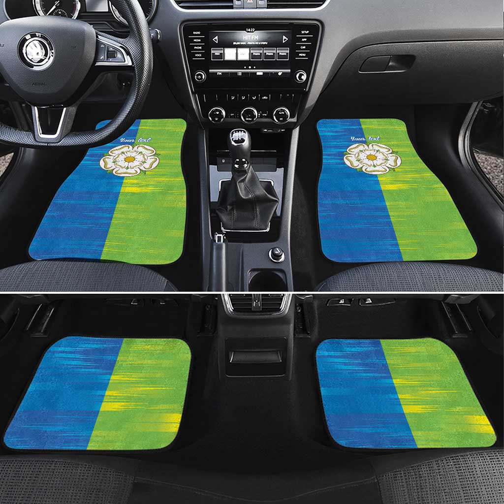 Yorkshire Heritage Personalized Car Mats East Yorkshire White Rose - Wonder Print Shop