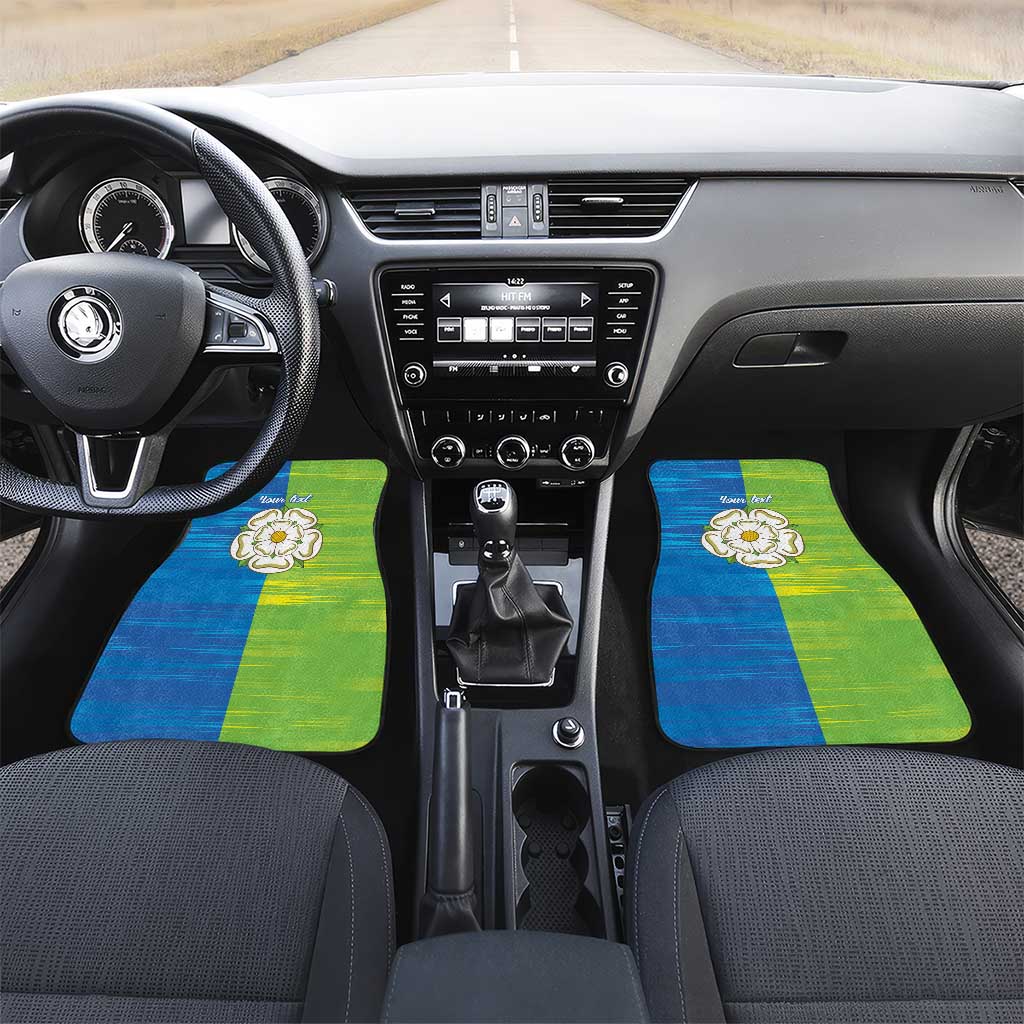 Yorkshire Heritage Personalized Car Mats East Yorkshire White Rose - Wonder Print Shop