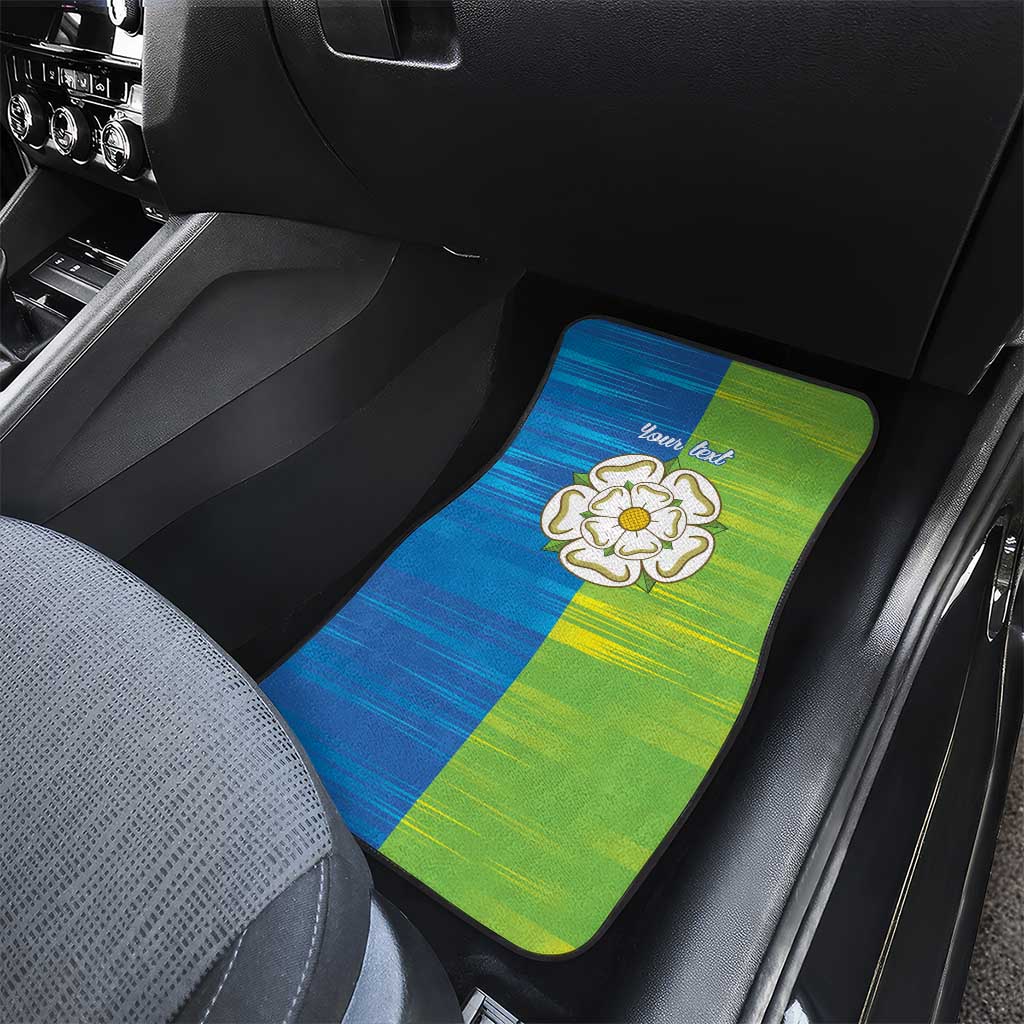 Yorkshire Heritage Personalized Car Mats East Yorkshire White Rose - Wonder Print Shop