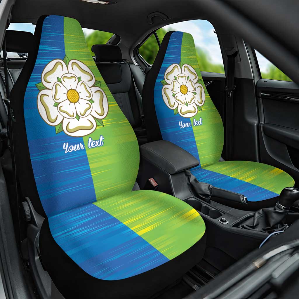 Yorkshire Heritage Personalized Car Seat Cover East Yorkshire White Rose - Wonder Print Shop