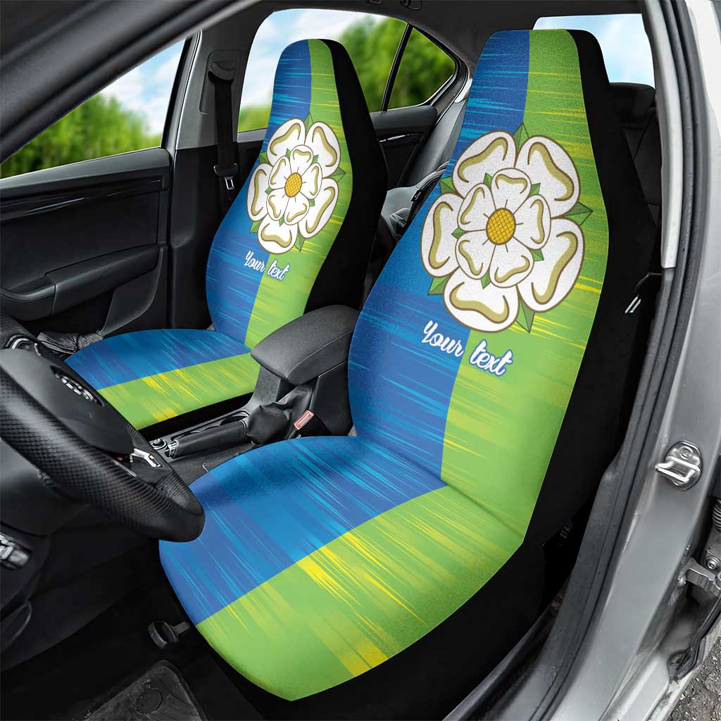 Yorkshire Heritage Personalized Car Seat Cover East Yorkshire White Rose - Wonder Print Shop