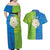 Yorkshire Heritage Personalized Couples Matching Off Shoulder Maxi Dress and Hawaiian Shirt East Yorkshire White Rose - Wonder Print Shop
