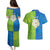 Yorkshire Heritage Personalized Couples Matching Puletasi and Hawaiian Shirt East Yorkshire White Rose - Wonder Print Shop