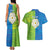 Yorkshire Heritage Personalized Couples Matching Tank Maxi Dress and Hawaiian Shirt East Yorkshire White Rose - Wonder Print Shop