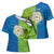 Yorkshire Heritage Personalized Cross Shoulder Shirt East Yorkshire White Rose - Wonder Print Shop
