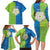 Yorkshire Heritage Personalized Family Matching Long Sleeve Bodycon Dress and Hawaiian Shirt East Yorkshire White Rose - Wonder Print Shop