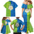 Yorkshire Heritage Personalized Family Matching Mermaid Dress and Hawaiian Shirt East Yorkshire White Rose - Wonder Print Shop