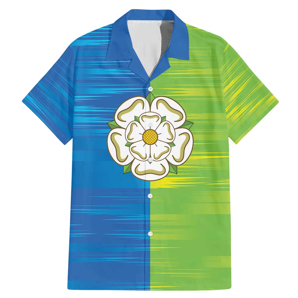 Yorkshire Heritage Personalized Family Matching Mermaid Dress and Hawaiian Shirt East Yorkshire White Rose - Wonder Print Shop