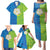 Yorkshire Heritage Personalized Family Matching Puletasi and Hawaiian Shirt East Yorkshire White Rose - Wonder Print Shop