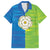 Yorkshire Heritage Personalized Family Matching Puletasi and Hawaiian Shirt East Yorkshire White Rose - Wonder Print Shop